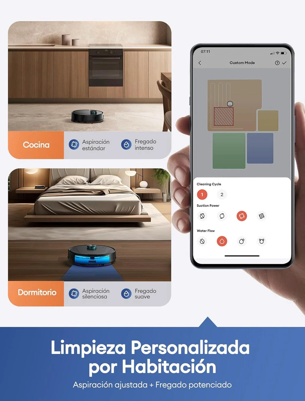 Robô Aspirador Ultenic T20 Pro com Esvaziamento Automático, Desvio Aprimorado, Sistema Laser Duplo (Frontal + LDS) para Evitar Cabos e Objetos Baixos, 8000Pa, 200m², Controle por Voz e App, Alexa, Google Home