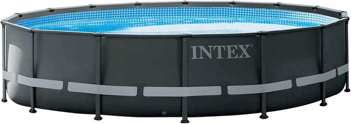 Intex Piscina redonda de estrutura ultra XTR Frame 488x122 cm com filtro (55216)