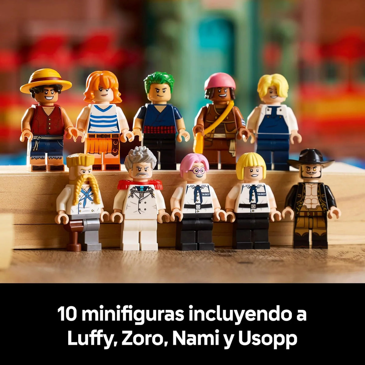 One Piece Restaurante Flutuante Baratie - Maquete de Navio para Adultos - Decoração de Anime com Interior Detalhado e 10 Minifiguras Incl. Luffy, Nami e Sanji - Presente para Fãs 75640