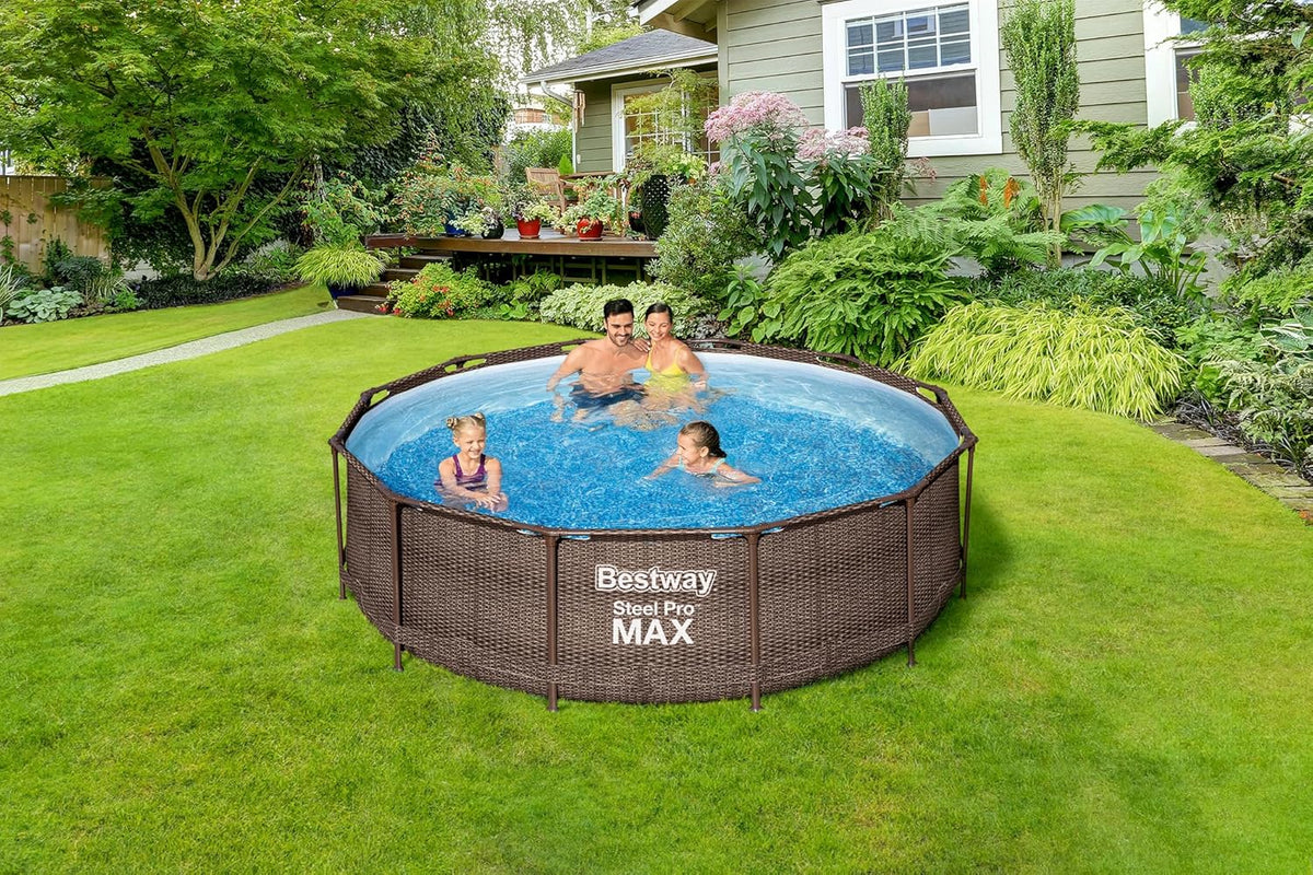 Bestway Piscina Desmontável Steel Pro Max Deluxe 366x100 Cm 56709