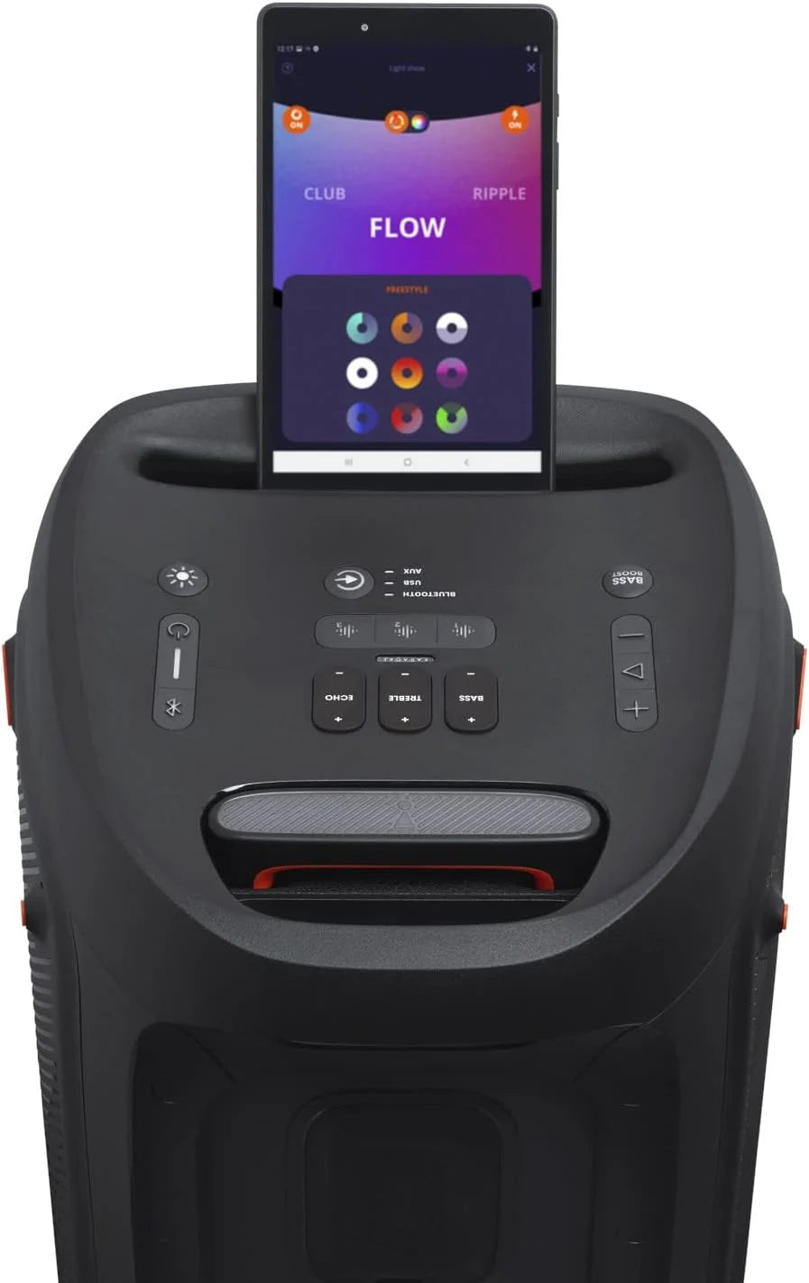 Jbl Partybox 110 JBLPARTYBOX110EU Alto-falante Bluetooth, preto, 24 x 69 x 2,5 cm