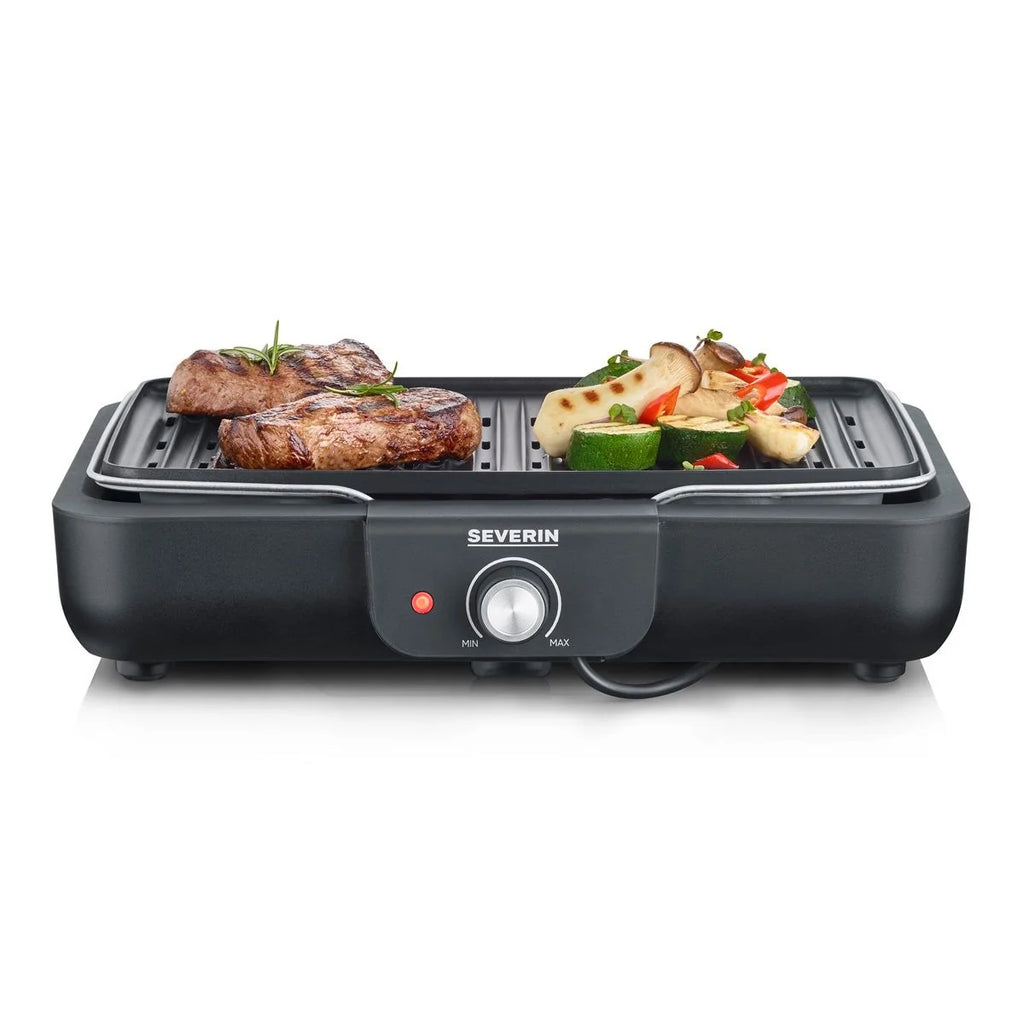 Churrasqueira de Mesa com Grelhador Severin Pg 8556 - 2300 W Preta