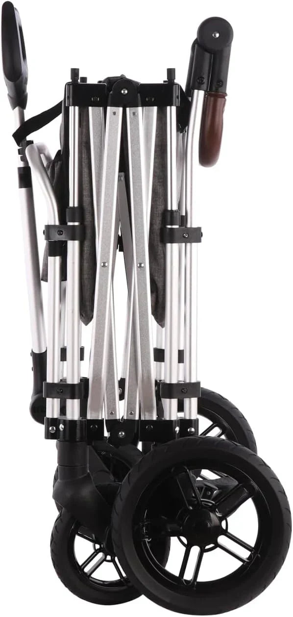 FUXTEC FX-CTL900 Premium Cinza, Carrinho Dobrável Original para Crianças, Ideal para Jardim, Praia ou Cidade, Empurrar ou Puxar, Carga de até 75 kg.
