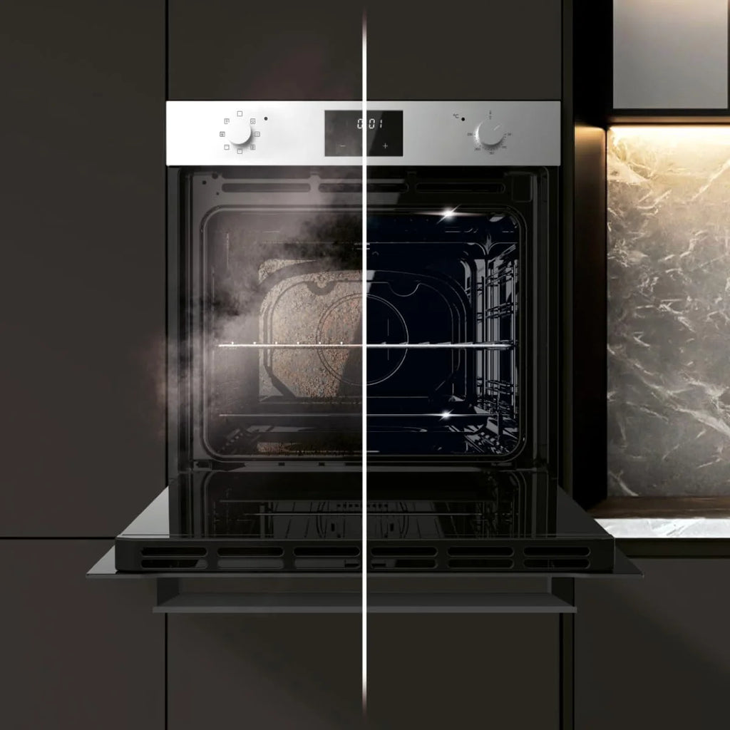 Cecotec Forno Embutível Multifunção 70L Bolero Hexa M226001 Linha A. 2800W, 7 Funções, Display, Base a Vapor XXL, Assistência a Vapor, Limpeza a Vapor Fácil, Ventilador de Arrefecimento, Modo Eco, Modo Convecção, Modo Grelhador