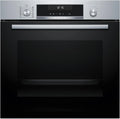 Bosch - Forno Multifunções Pirolítico, 60 cm. de largura, Série 6, Home Connect, 3D Hotair, Autolimpeza, Comandos ocultáveis, Preto, HBG578ES7