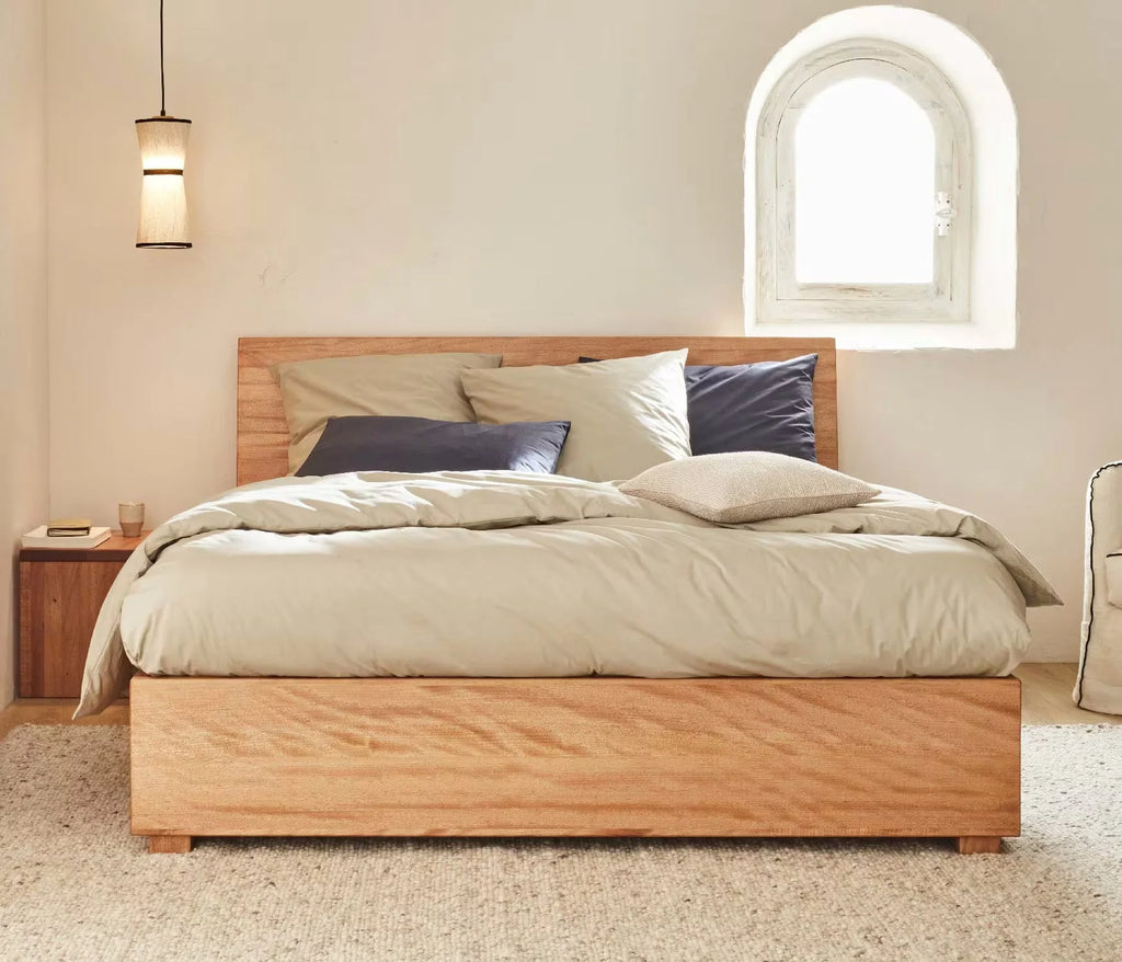 Cama box de madeira maciça LUCA