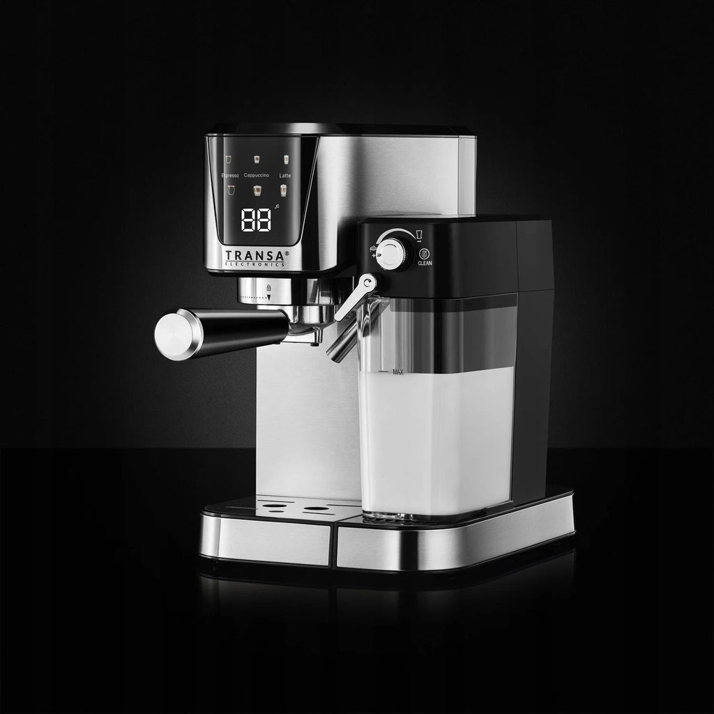 Máquina de café expresso com bico e LCD automático, bomba ULKA 20 BAR