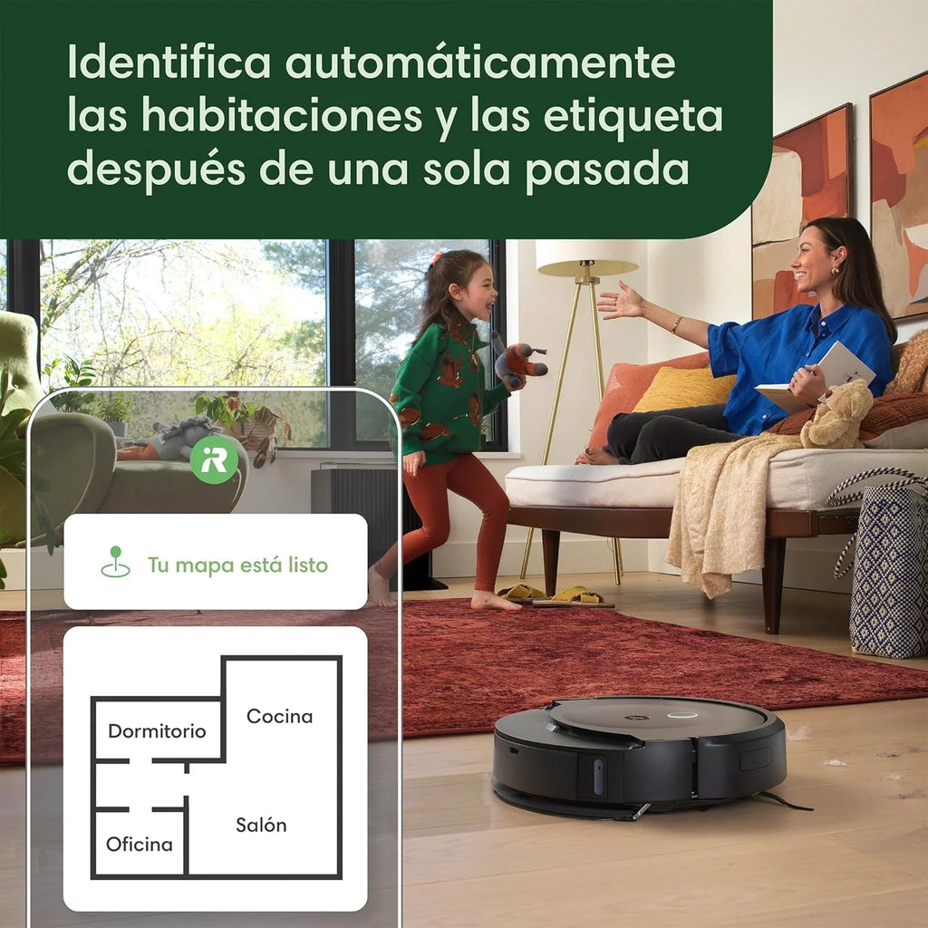 iRobot Roomba Combo 10 MAX + Base AutoWash, Robô Aspirador e Passador de Pano, Multifuncional autolimpante, reabastece o tanque de água, lava e seca o esfregão, esvaziamento automático, esfregão retrátil, evita obstáculos, App
