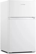 INFINITON | Refrigerador FG-A82B2P | Duas Portas | Capacidade 85 L | Descongelamento DEFROST | Altura 85 Cm | Classe Energética A+ /F | Temperatura Regulável | Cor Branco |