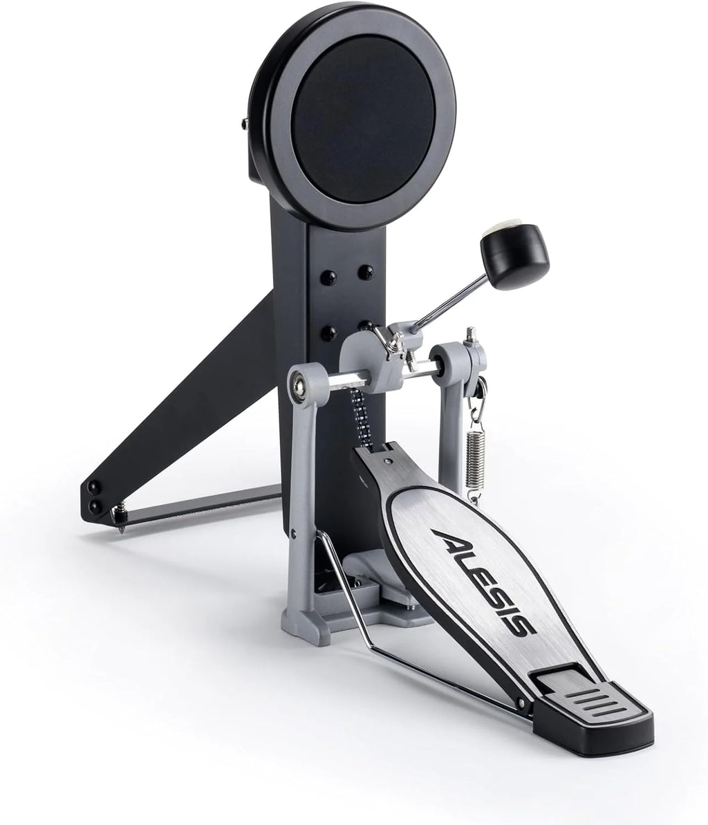 Alesis Nitro Max Kit Bateria Eletrônica com Pads de Mesh Silenciosos, Caixa Dual-Zone de 10", Bluetooth, Mais de 440 Sons Autênticos, Aulas Drumeo, USB MIDI, Pedal de Bumbo