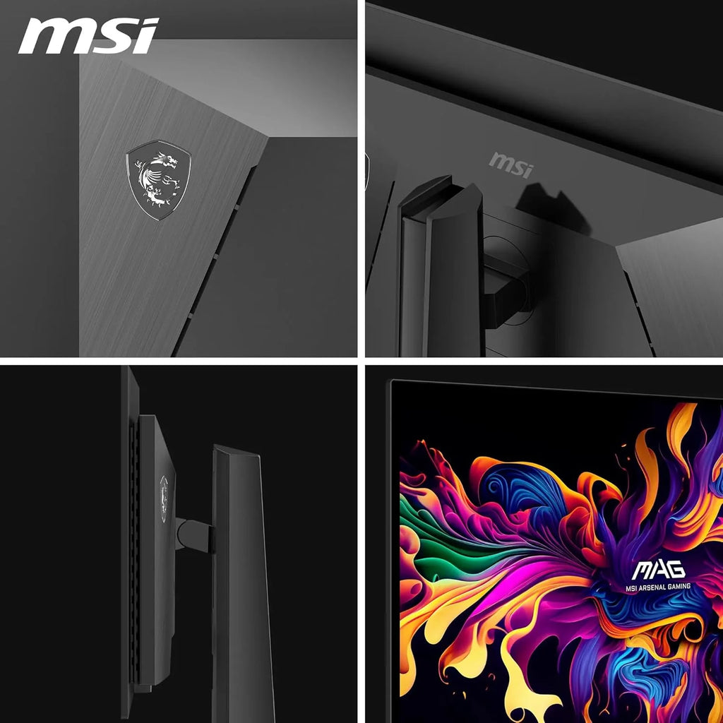 MSI MAG 273QP QD-OLED X24 Gaming Display 26,5" WQHD - Painel Quantum Dot OLED 2560 x 1440, 240Hz / 0,03ms, 99.1% DCI-P3, E≤2, DisplayHDR True Black 400 - DP 1.4a, HDMI 2.1