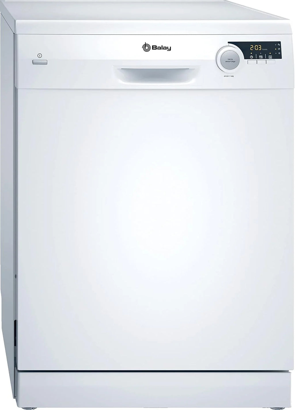 Balay - Máquina de lavar louça de instalação livre, 60 cm, 12 serviços, Auto Diário, Pausar+Carregar, ExtraSilêncio, Branco, 3VS506BP