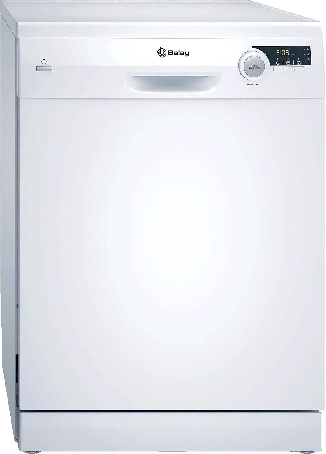 Balay - Máquina de lavar louça de instalação livre, 60 cm, 12 serviços, Auto Diário, Pausar+Carregar, ExtraSilêncio, Branco, 3VS506BP