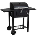 Carrinho de Churrasco de Metal Preto