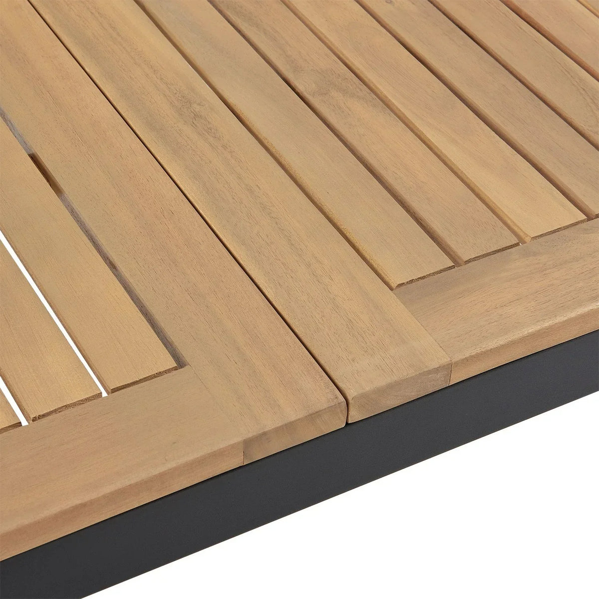 2025 Conjunto de jardim de madeira de acácia Rhodos – Elegância natural e conforto para 4 pessoas