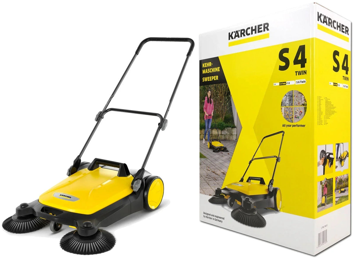 KARCHER S 4 TWIN VARREDORA MANUAL DE FOLHAS PARA PAVIMENTO 2 ESCOVAS