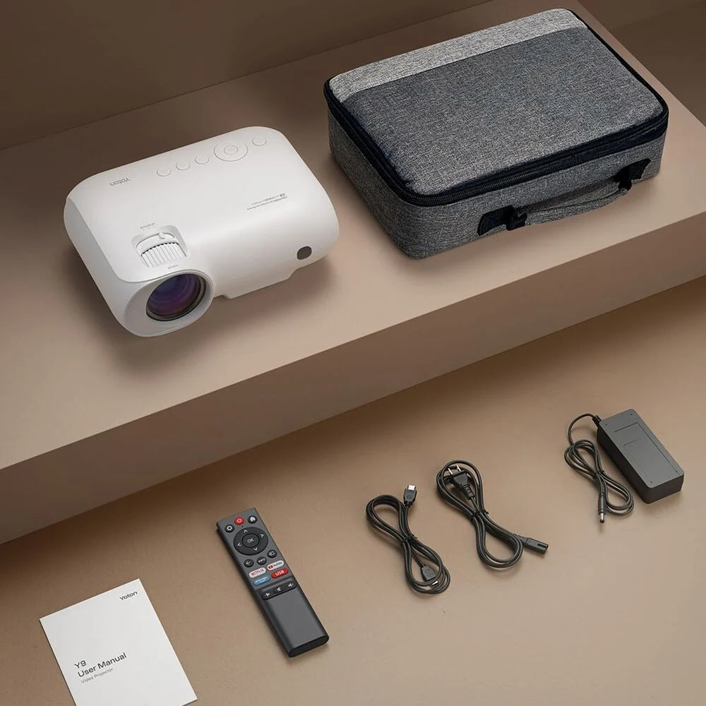 Projetor portátil Yoton Y9, Full HD, 450 ANSI Lumens