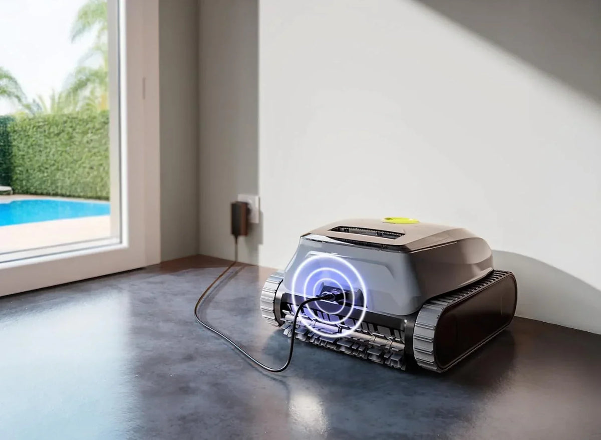 Robô Aspirador de Piscina Sem Fio Zodiac Freedom Lite com Bateria de Lítio - Limpador de Piso, Paredes e Linha d'Água - Dupla Filtragem - Ciclos de Até 3 Horas por Carga