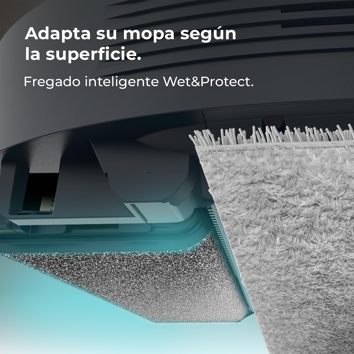 Cecotec Robô Aspirador e Passa Pano com IA, Base de Esvaziamento Automático e Tecnologia a Laser Conga Z100. 20000Pa, Limpeza Profissional com Mopa Bimaterial XXL, Esvaziamento Automático de Pó, Água e Limpeza de Mopas, App