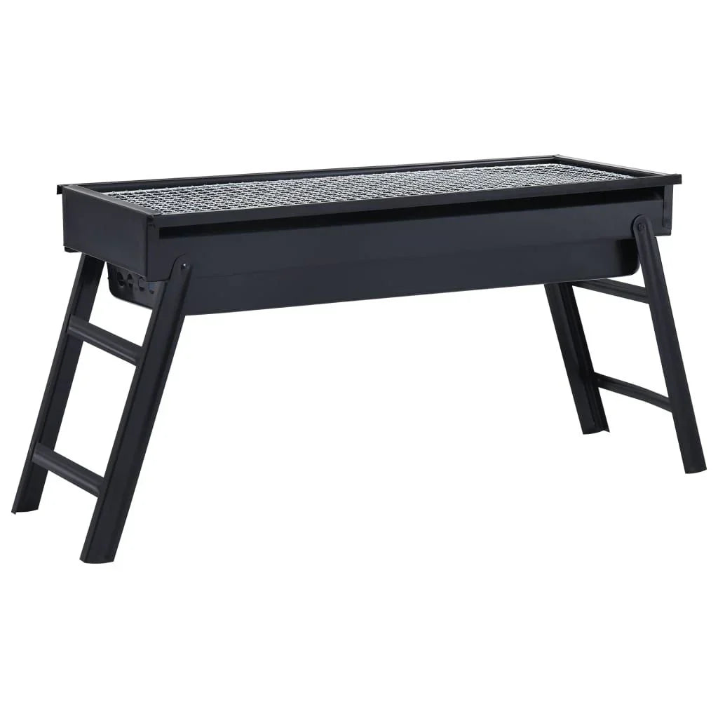 Churrasqueira Portátil para Acampamento Aço 60x22,5x33 cm Vidaxl