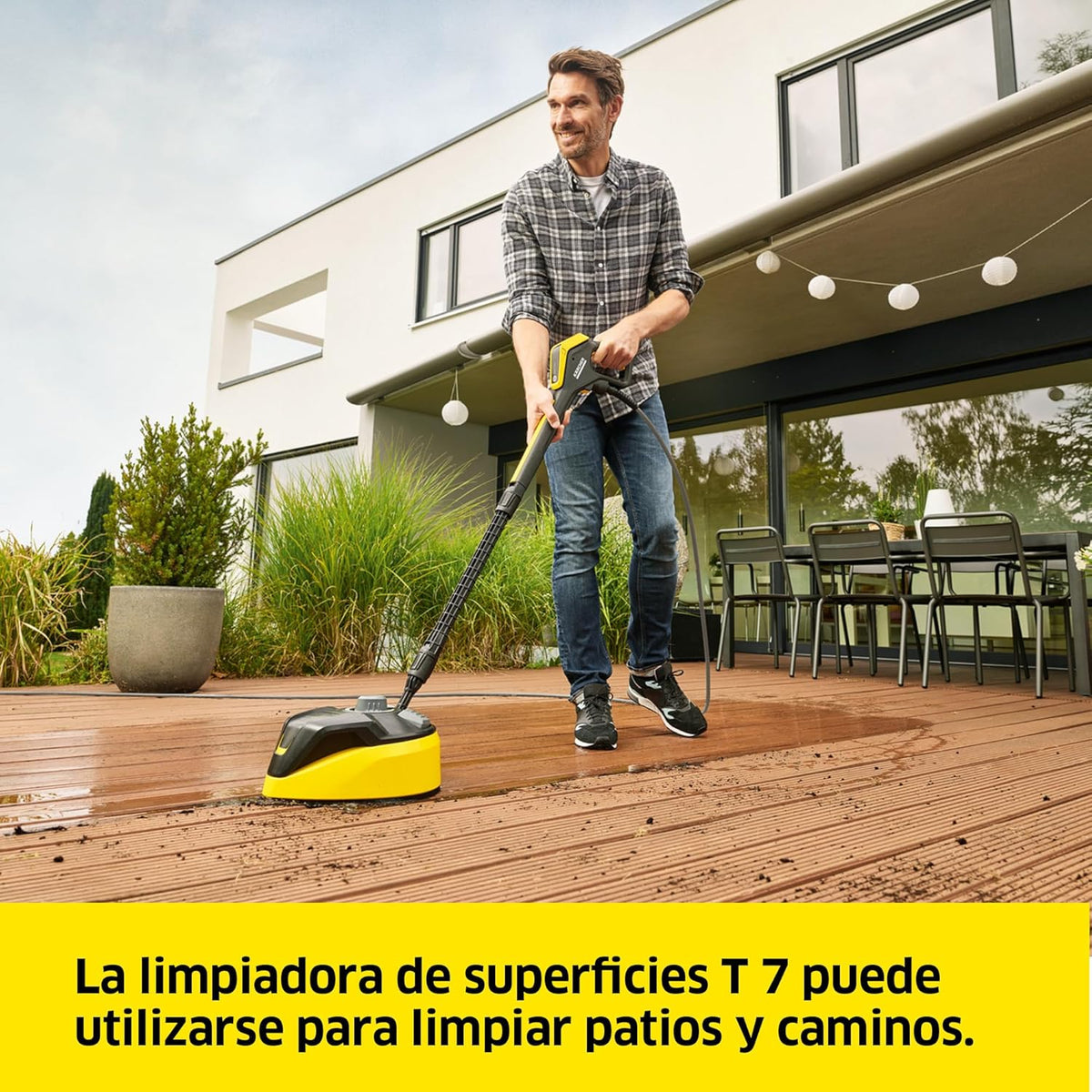 Lavadora de Alta Pressão Kärcher K 7 Premium Smart Control Flex Home, Pressão: 180 bar, Vazão: 600 l/h, Rendimento: 60 m²/h, Filtro de Água, Peso: 18 kg, Mangueira Flex, Lança Multi Jet