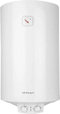 Orbegozo TRM 104 Aquecedor de água elétrico, 100 litros, baixo consumo, esmalte vitrificado, função ON/OFF, ajuste ECO, IP-X4, temperatura máx. 75ºC, instalação vertical, 1500 W