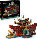 One Piece Restaurante Flutuante Baratie - Maquete de Navio para Adultos - Decoração de Anime com Interior Detalhado e 10 Minifiguras Incl. Luffy, Nami e Sanji - Presente para Fãs 75640