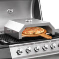 Forno de pizza com pedra cerâmica para churrasqueira carvão gás v1474