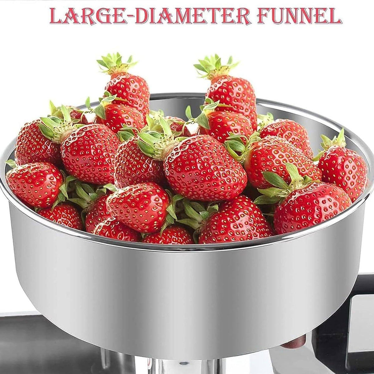 Máquina Moedora de Tomate Comercial, Aço Inoxidável 450 W, Máquina para Fazer Molho Prensado, Espremedor de Molho de Tomate para Molho de Morango e Mirtilo
