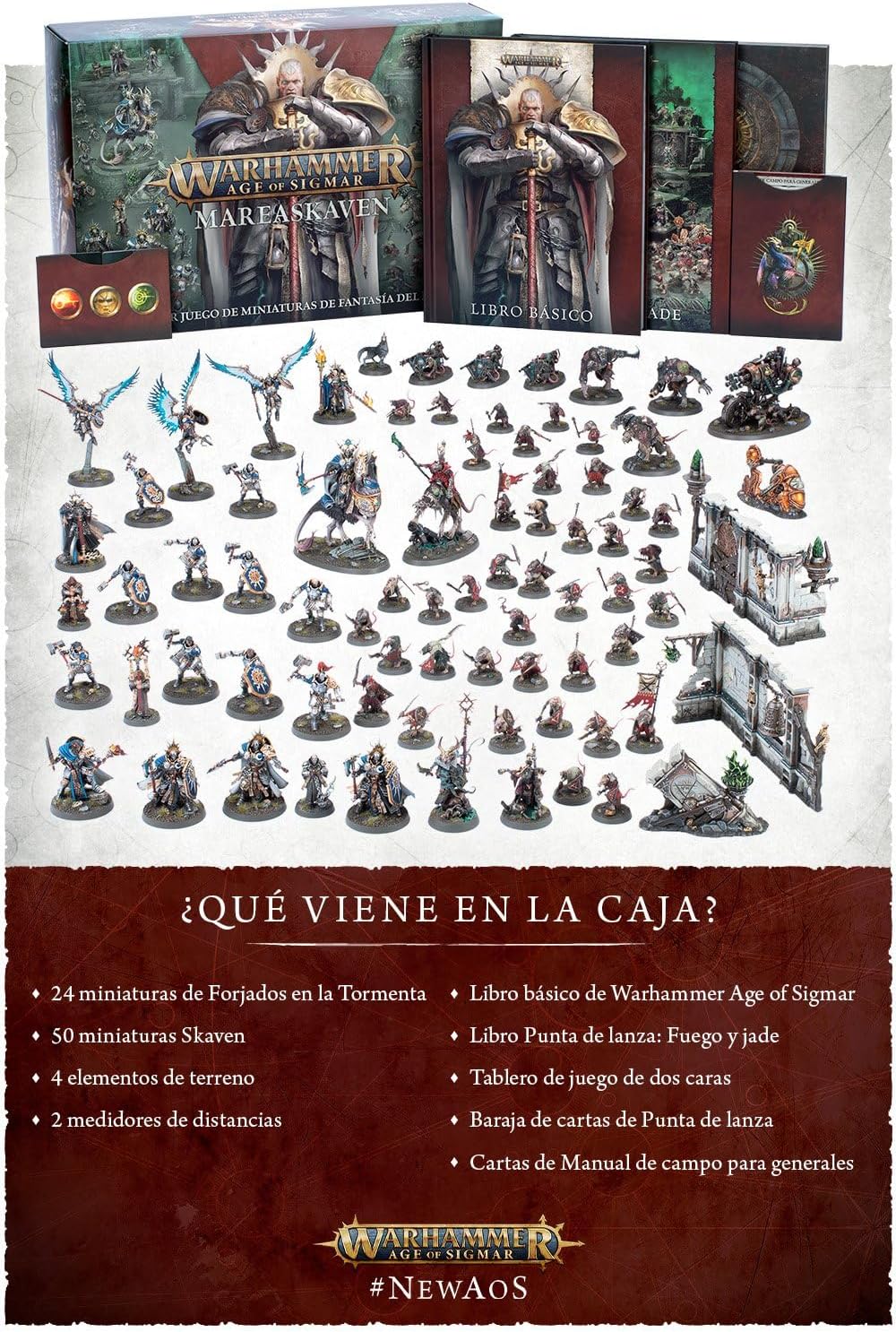 Warhammer Age of Sigmar: Mareaskaven, Caixa de Lançamento, Nova Edição