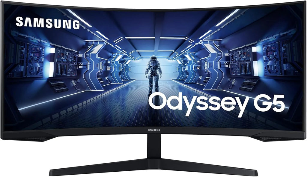 Monitor Samsung LC34G55TWWPXEN, Preto, 34"