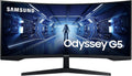 Monitor Samsung LC34G55TWWPXEN, Preto, 34"