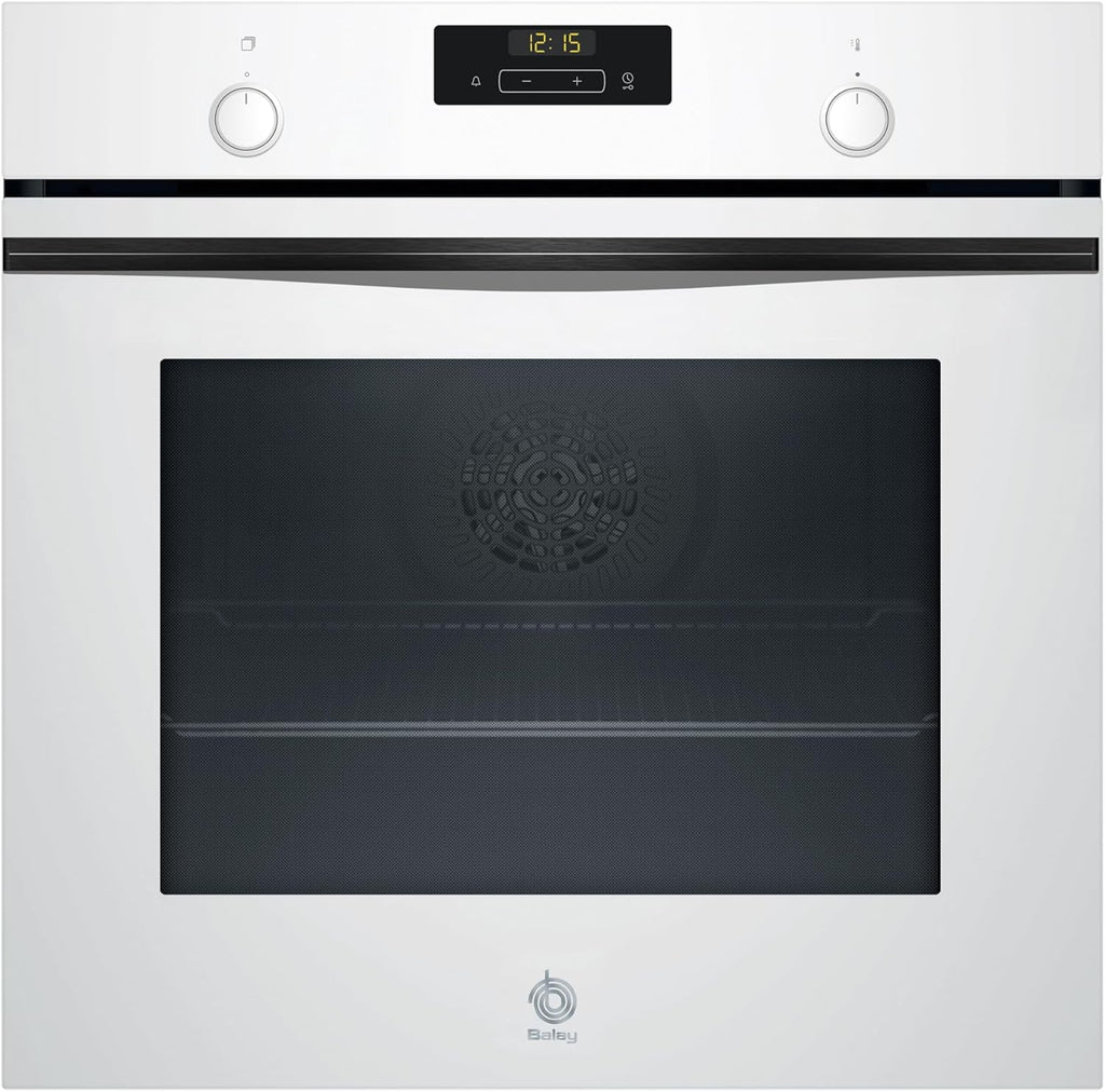 Balay - Forno multifunções, 60 cm, Controlo Comfort, Aqualisis, Calhas de 1 nível, vidro Branco, 3HB5131B3