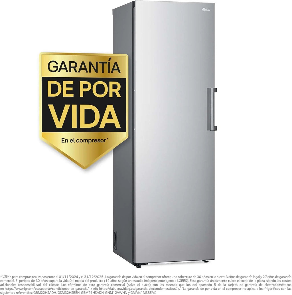 GFT41PZGSZ - Congelador No Frost Total, 1 Porta, Compressor Smart Inverter, 355 L e 186 cm, Congelador Vertical com Função de Congelamento Rápido, Cor Inox