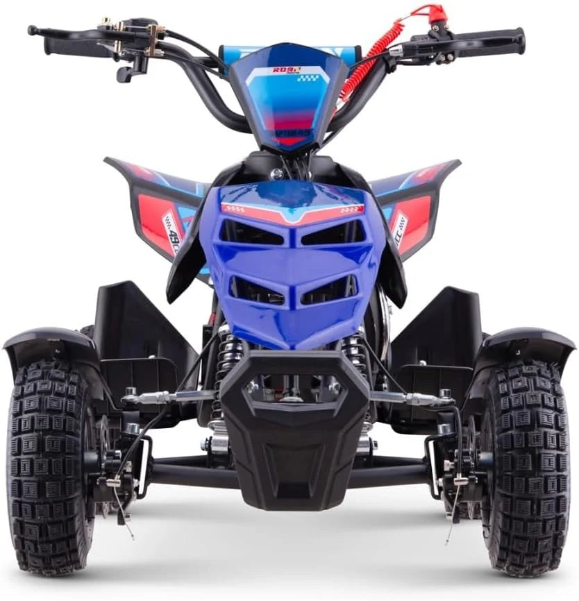Miniquad Infantil Gasolina Raptor-R4 49cc (Gasolina com Mistura), Azul, crianças de 4 a 10 anos