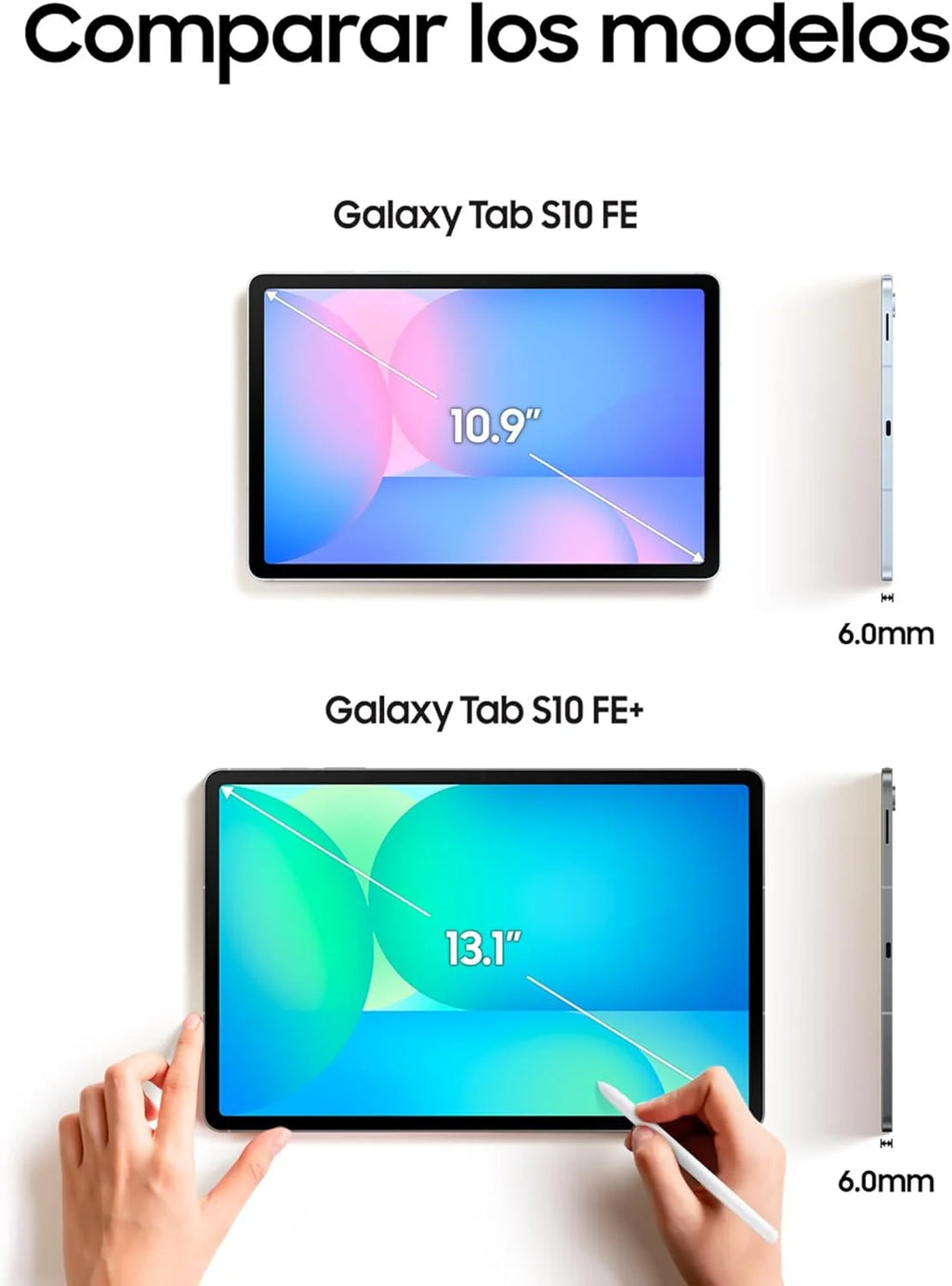 Galaxy Tab S10 FE 256GB, Tablet Android + S Pen, Galaxy AI, 8GB RAM, Tela de 10,9", Bateria de Longa Duração, Azul, Garantia do Fabricante 3 Anos + 1 Ano Extra