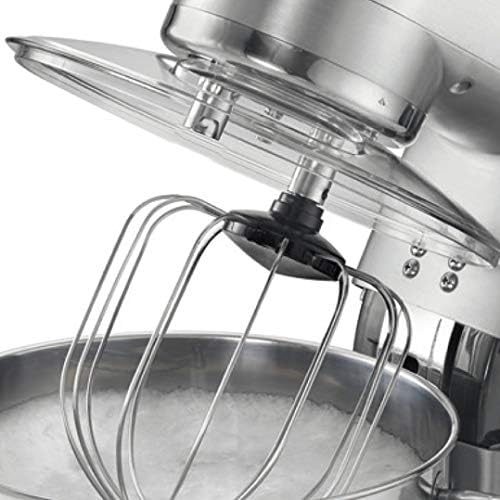 Batedeira Planetária RGV Pastaprof PL10S, 10 L, 2 ganchos, 1500 W, 6 velocidades, cor prata, W