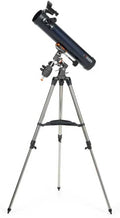 Celestron 31051 AstroMaster 130EQ, Telescópio Refletor Newtoniano com Motor, Azul Escuro