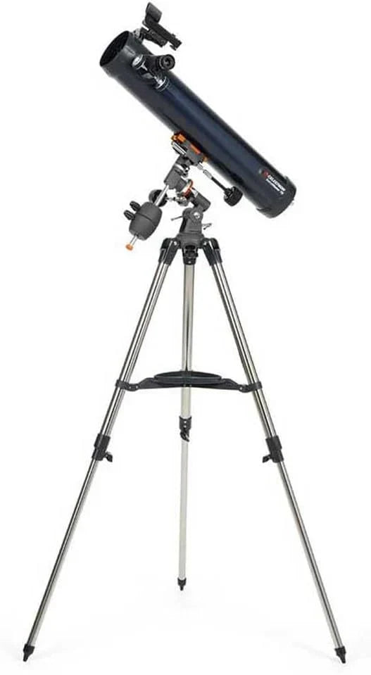 Celestron 31051 AstroMaster 130EQ, Telescópio Refletor Newtoniano com Motor, Azul Escuro