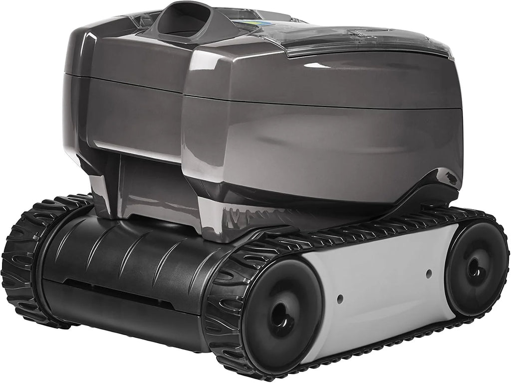 Zodiac Tornax 0T3300 Robô Aspirador Automático de Piscina até 9 x 4 m, limpa fundo e paredes e inclui cabo de 16,5 m, Cinzento