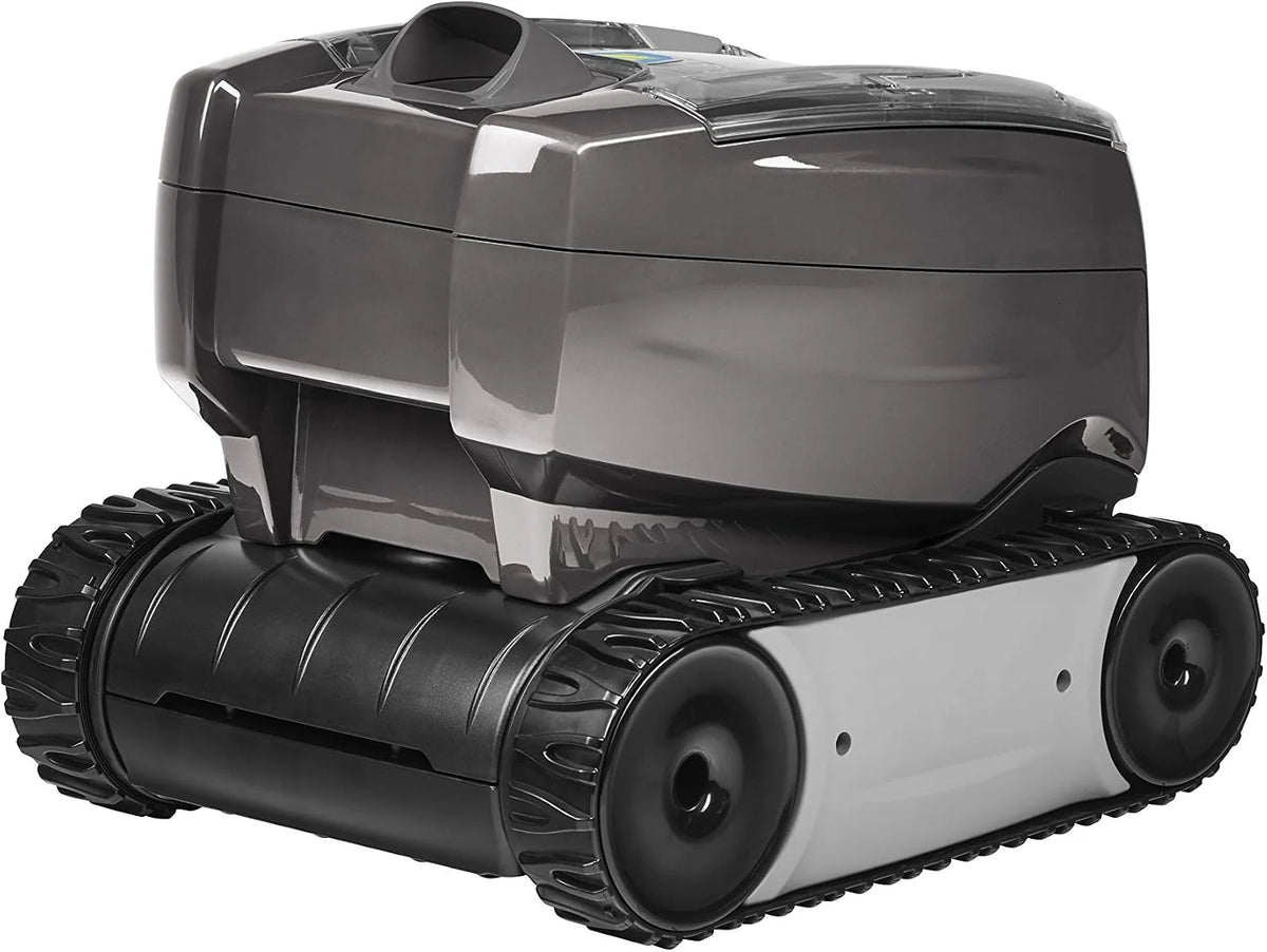 Zodiac Tornax 0T3300 Robô Aspirador Automático de Piscina até 9 x 4 m, limpa fundo e paredes e inclui cabo de 16,5 m, Cinzento