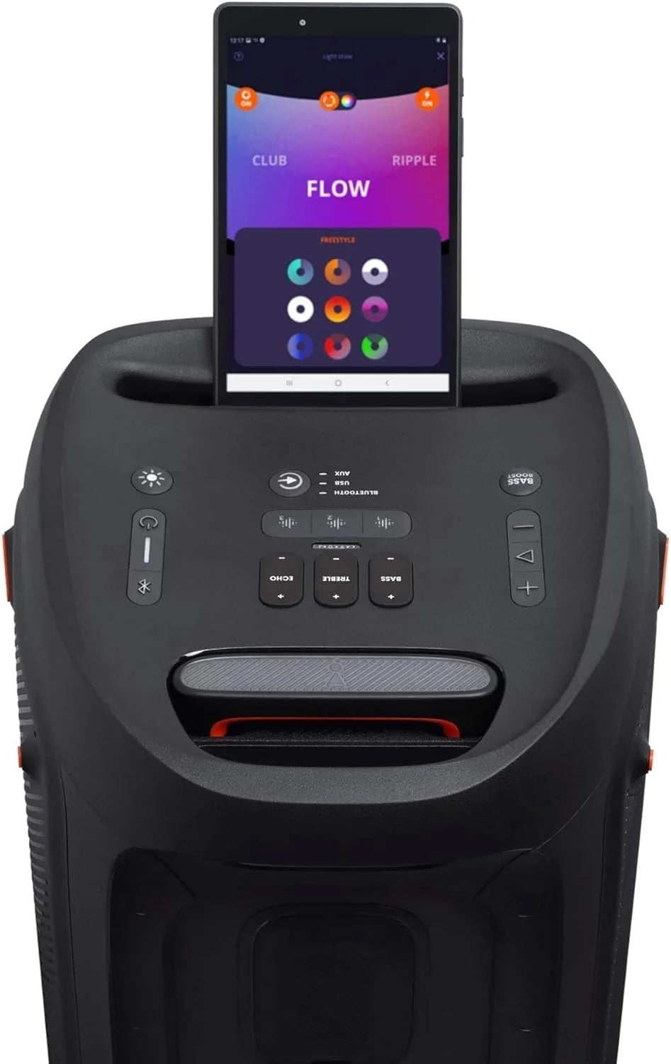 Jbl Partybox 110 JBLPARTYBOX110EU Alto-falante Bluetooth, preto, 24 x 69 x 2,5 cm