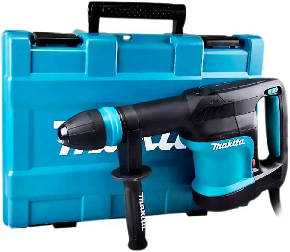 HM0870C - Martelete Demolidor Elétrico com fio Sds Max 1100W 5.1 Kg, Azul