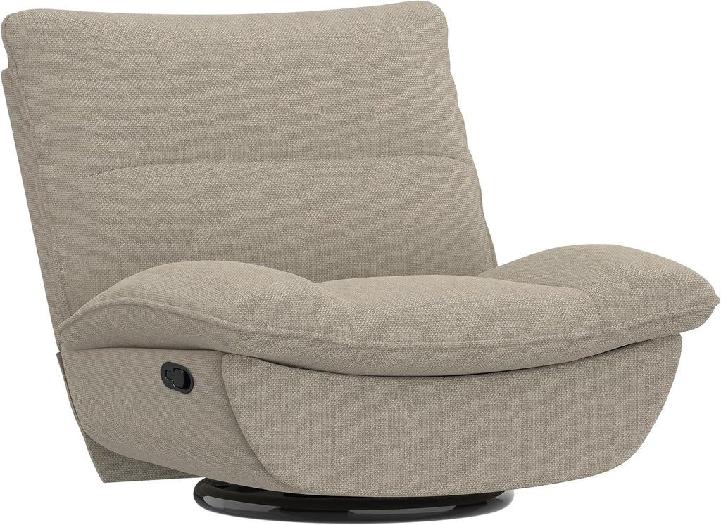 FLEXISPOT XC6 Poltrona Relax, Sofá Giratório com Função Balanço, Poltrona de TV com Encosto Ajustável, Poltrona Reclinável para Quarto, Sala de Estar e Home Theater (Beige)