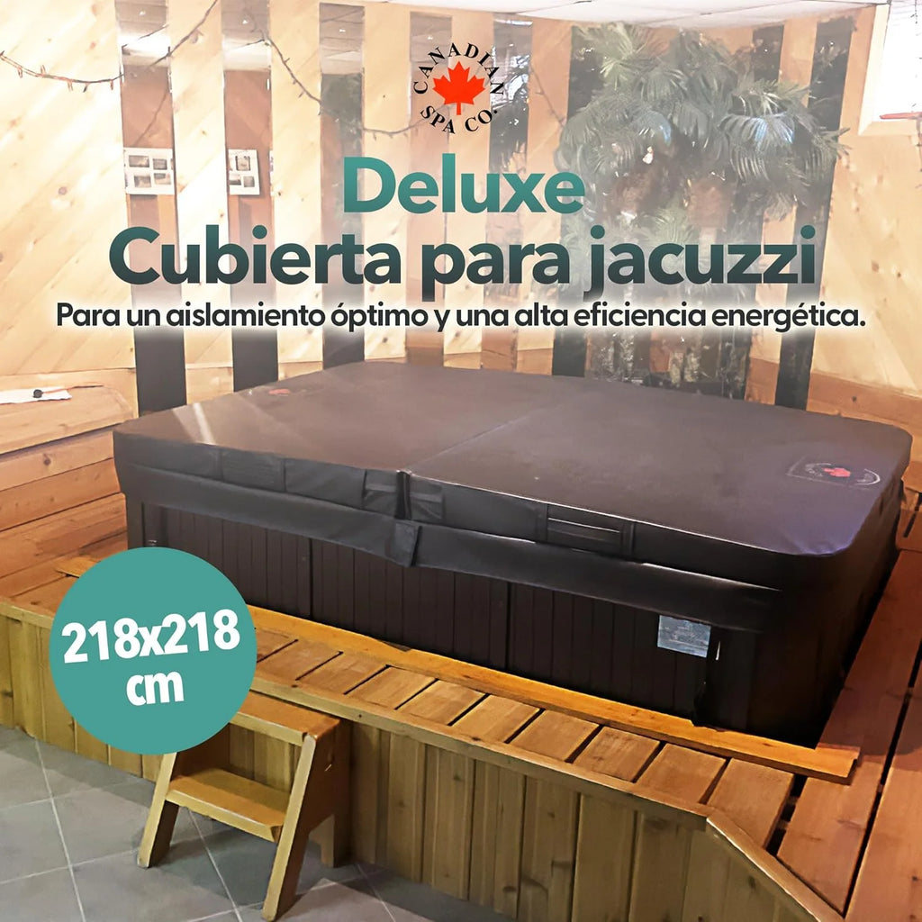 CANADIAN SPA CO. Capa Protetora para Banheira de Hidromassagem, Cor Marrom, 218 x 218 cm, Disponível em Vários Tamanhos e Cores