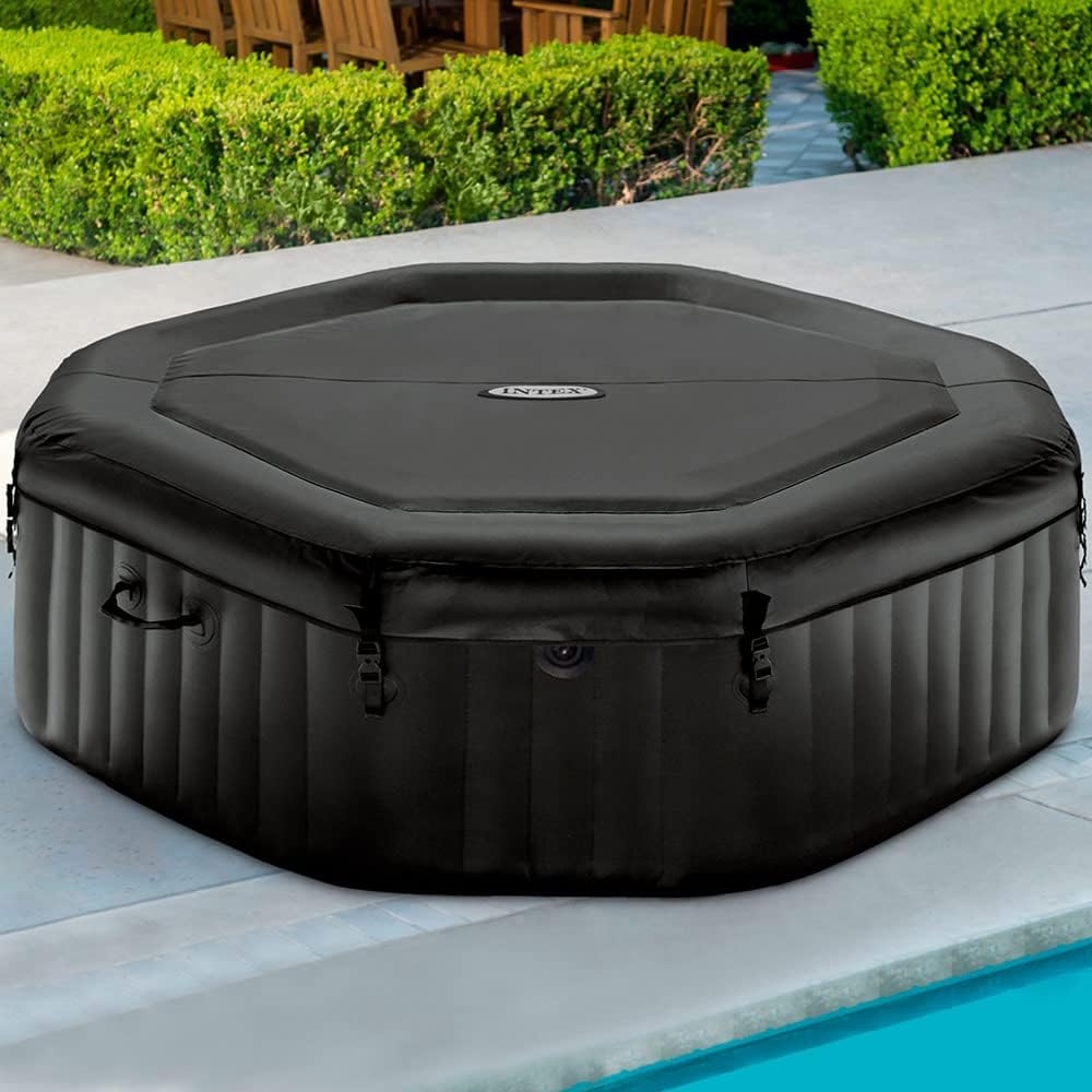 Intex Spa inflável 4 pessoas, octogonal, bolhas Deluxe e jatos de água (55081)