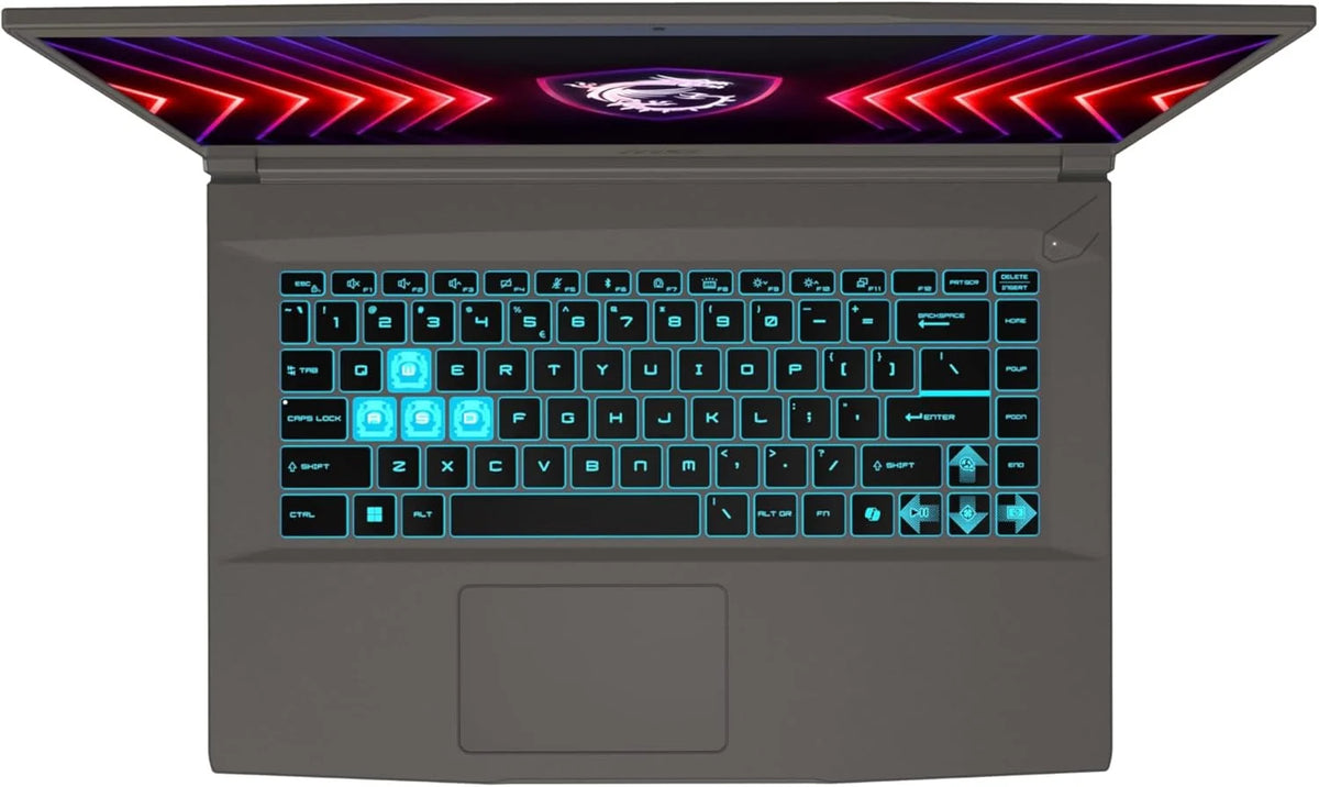 MSI Thin 15 B12UC-1842XES - Notebook 15.6" Full HD (Intel Core i5-12450H, 16GB RAM, 512GB SSD, NVIDIA RTX 3050, Sem Sistema Operacional) Cor Cinza - Teclado QWERTY espanhol