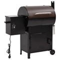 Churrasqueira a Pellet com Chaminé em Ferro Preto 104 cm Vidaxl