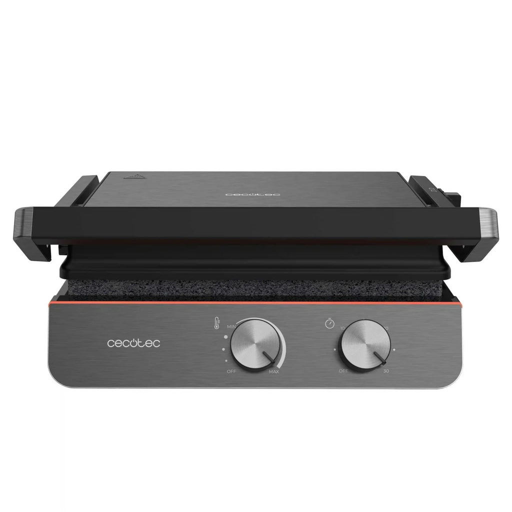 Churrasqueira Elétrica Cecotec Rock’nGrill Blaze Neon, 2200 W - Preto