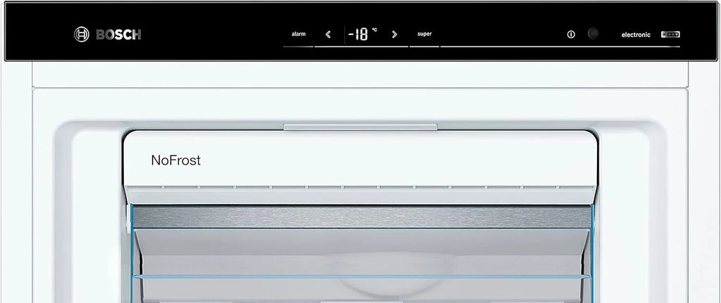 Bosch GSN51AWCV Série 6 - Congelador de Livre Instalação, 161 x 70 cm, 175 kWh por ano, cor branca, 290 L, tamanho XXL, iluminação LED, VarioZone, NoFrost